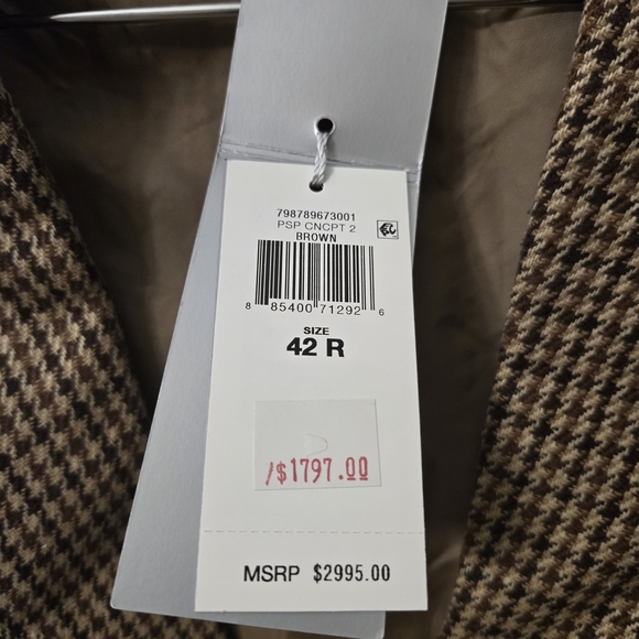 Ralph Lauren Purple Label Houndstooth Blazer - Picture 2 of 11